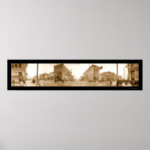 Boise Idaho Street Photo 1907 Poster