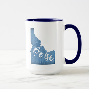 Boise, Idaho Wood Grain Mug
