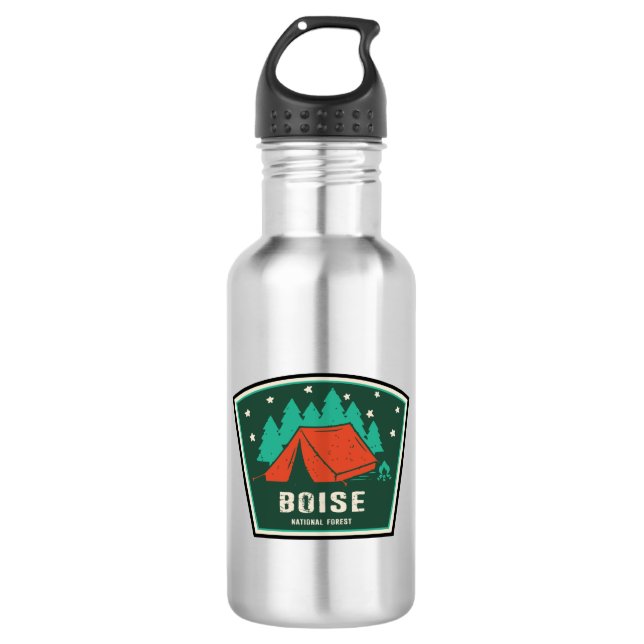 Boise National Forest Camping 532 Ml Water Bottle (Front)