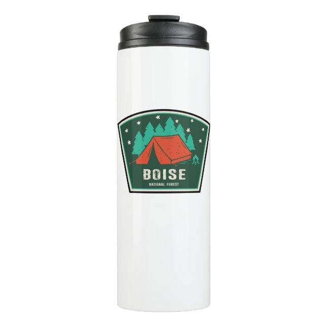 Boise National Forest Camping Thermal Tumbler (Front)