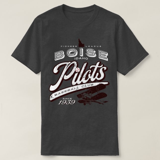 Boise Pilots Baseball T-Shirt (Design Front)