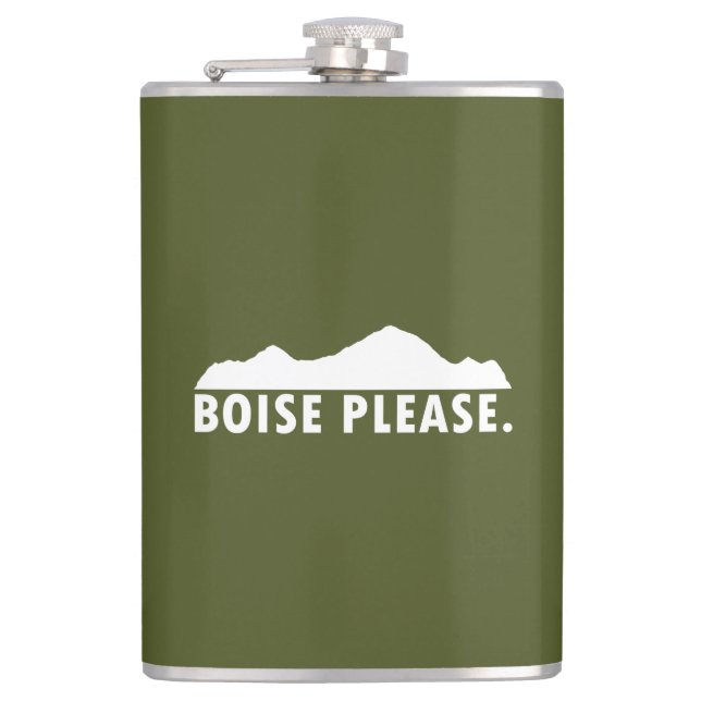 Boise Please Hip Flask (Front)