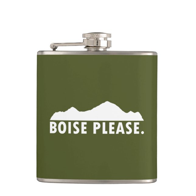 Boise Please Hip Flask (Front)