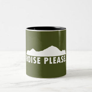Boise Please Two-Tone Coffee Mug