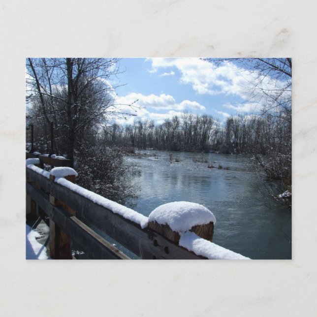 Boise River Bridge Postcard (Front)