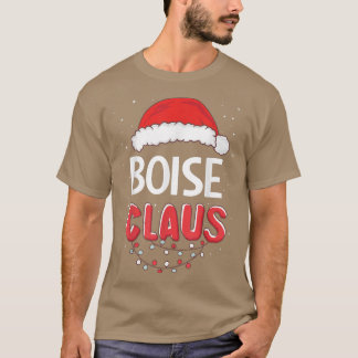 Boise Santa Claus Christmas Matching Costume T-Shi T-Shirt