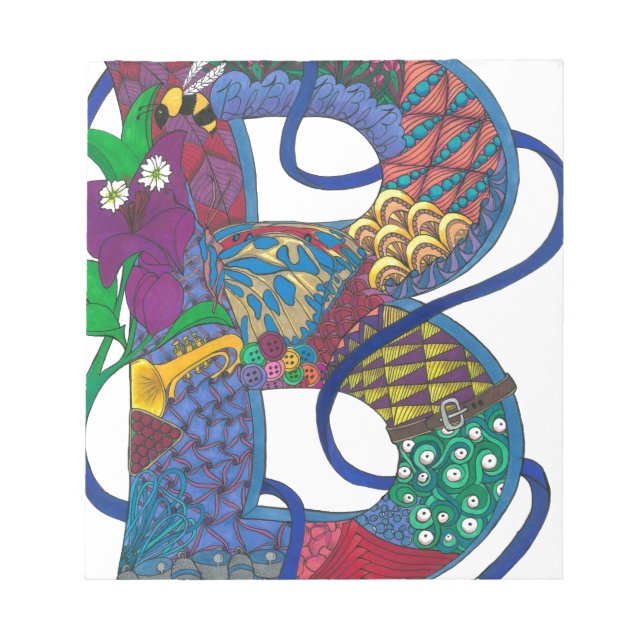 Boisterous B Notepad (Front)