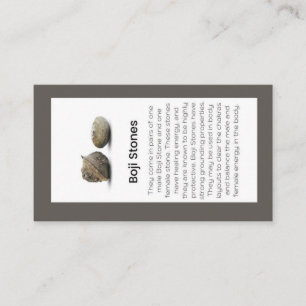 Boji Stones Crystal Meaning Jewellery Display Business Card
