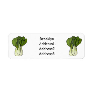 Bok choy cartoon illustration