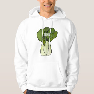 Bok choy cartoon illustration  hoodie