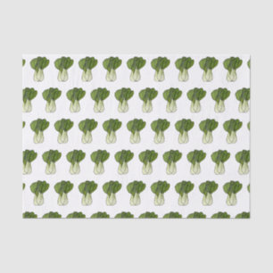 Bok choy cartoon illustration tissue paper