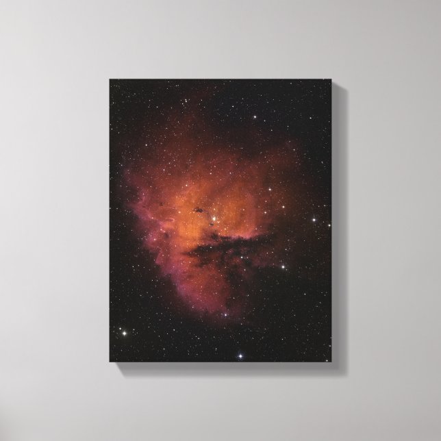 Bok Globules in NGC 281 Canvas Print (Front)