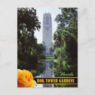 Bok Tower Gardens and Singing Tower, Florida Postcard