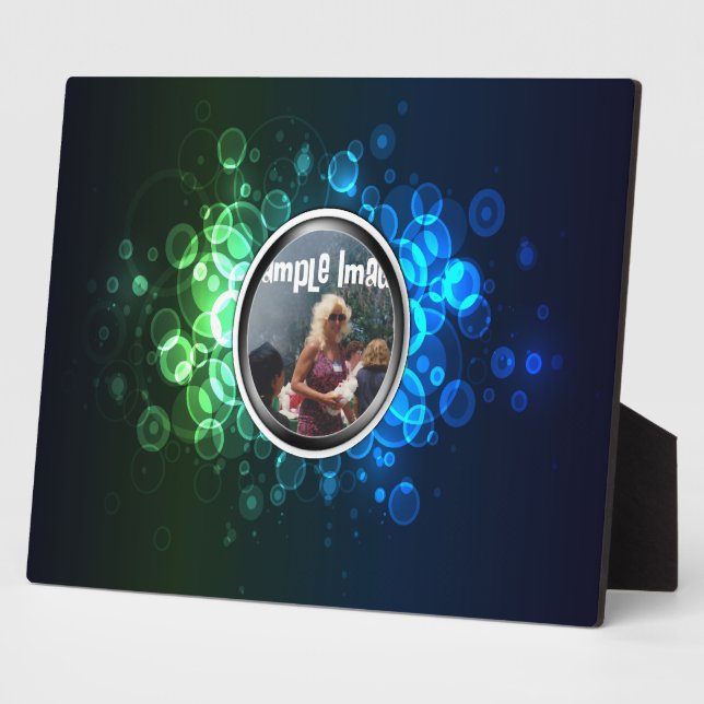 Bokeh Art Plaque (Side)