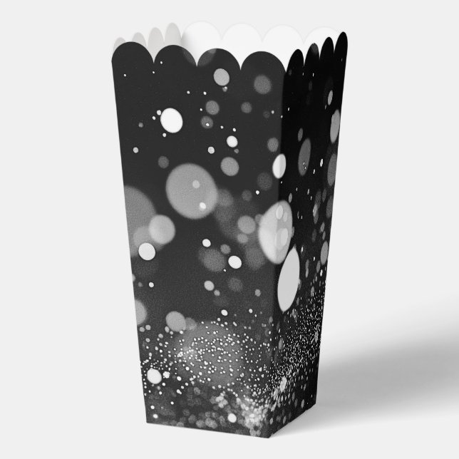 Bokeh Blizzard Background - Grey Favour Box (Back)