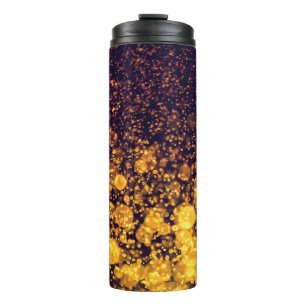 Bokeh Brilliance: Abstract Light Play Thermal Tumbler