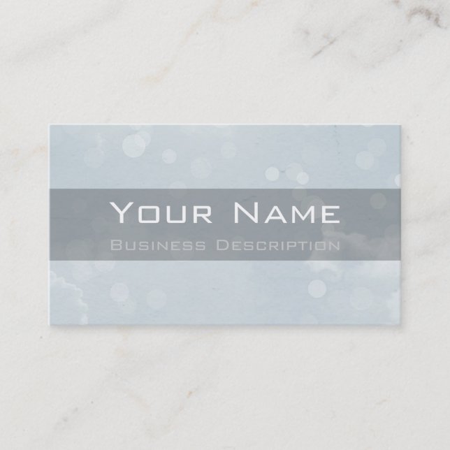 Bokeh Business Card (Front)
