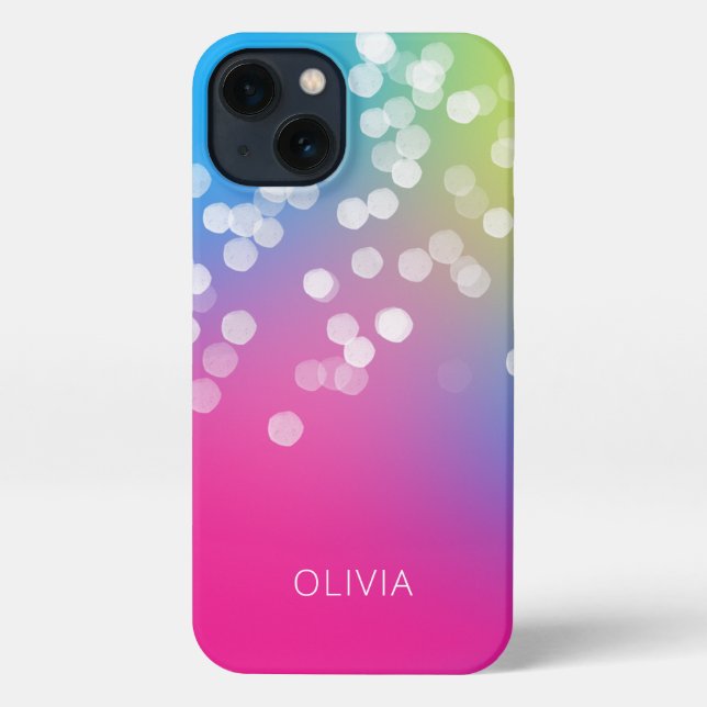 Bokeh Colourful Gradient iPhone Case (Back)