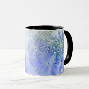 Bokeh Dandelion - Blue Mug