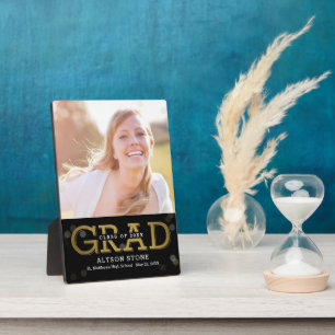 Bokeh EDITABLE COLOR Graduation Keepsake Plaque