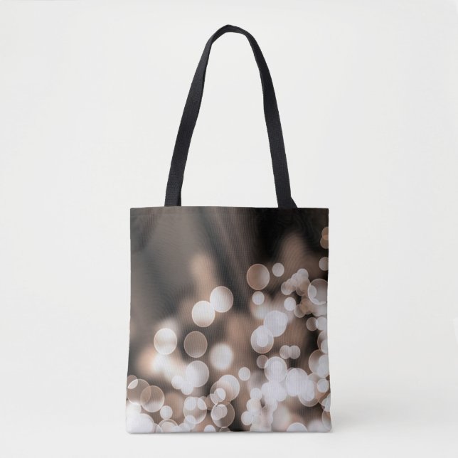 Bokeh effect texture tote bag (Front)