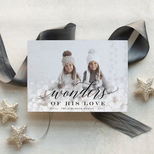 Bokeh Flare   Holiday Photo Card
