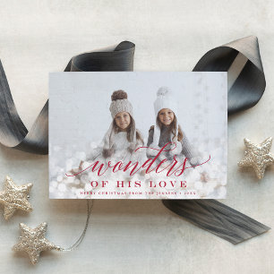Bokeh Flare Holiday Photo Card