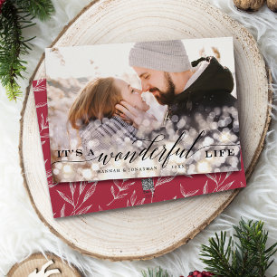 Bokeh Flare   Holiday Photo Card