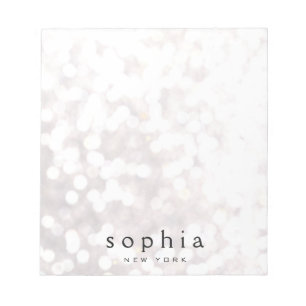  Bokeh Glitter Notepad