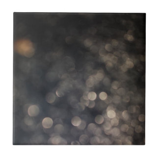 Bokeh Glittery Lights Tile