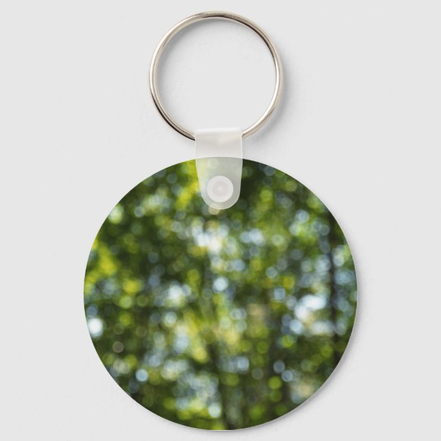 Bokeh in Spring Key Ring (Front)