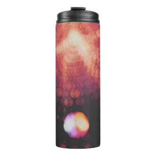 Bokeh light photography thermal tumbler