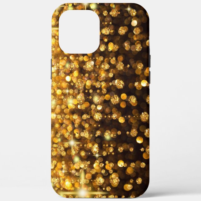 bokeh lights, decoration, stones, background, gold Case-Mate iPhone case (Back)