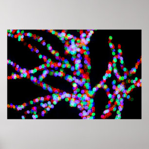 Bokeh lights poster