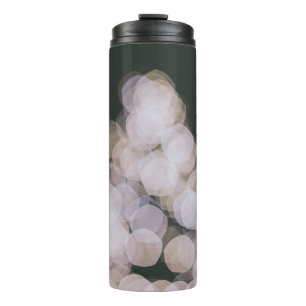 Bokeh lights thermal tumbler