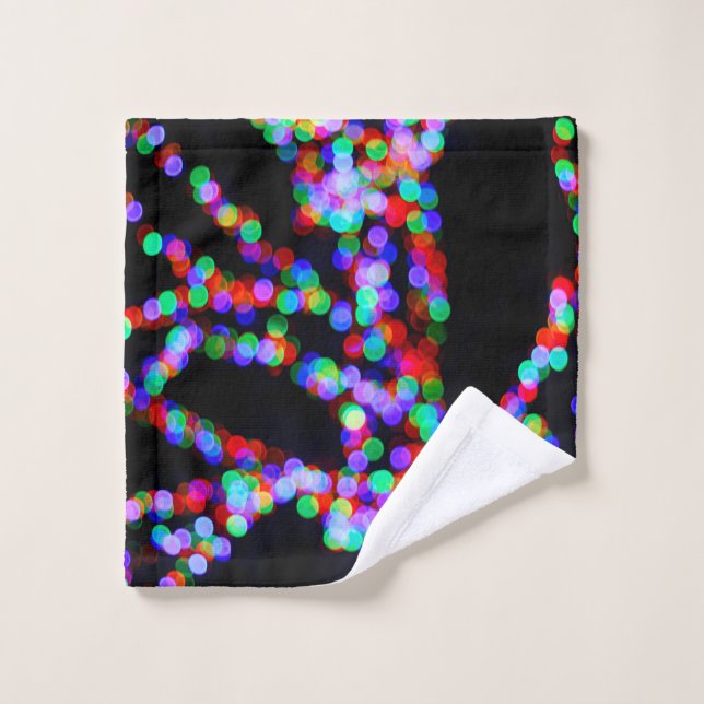 Bokeh lights wash cloth (Wash Cloth)