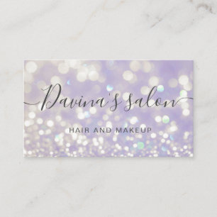 bokeh pastel crystal luxurious Business Card