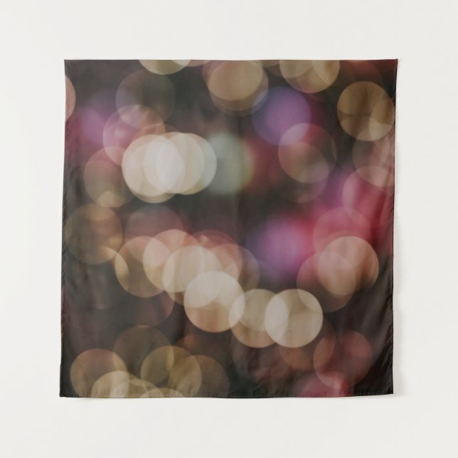 Bokeh photography of lights tapestry (Front)