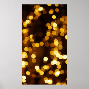 Bokeh photography poster