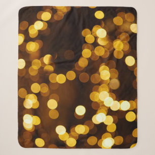 Bokeh photography sherpa blanket