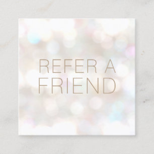 Bokeh Salon Spa Customer Referral Card