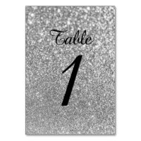 Bokeh Silver Glitter Modern Calligraphy