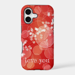 Bokeh style red gradient texture