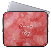 Bokeh style red gradient texture
