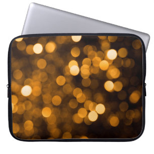 Bokeh texture lights bright colour laptop sleeve