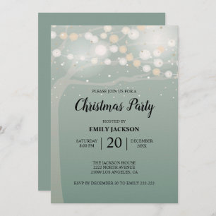 Bokeh Tree Invitation