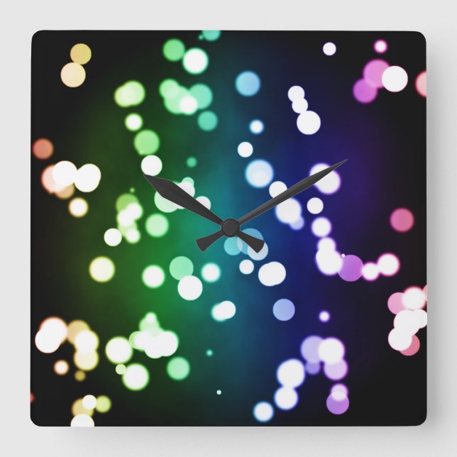 Bokeh Wall Clock (Front)