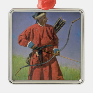 Bokharan Soldier , 1873 Metal Tree Decoration