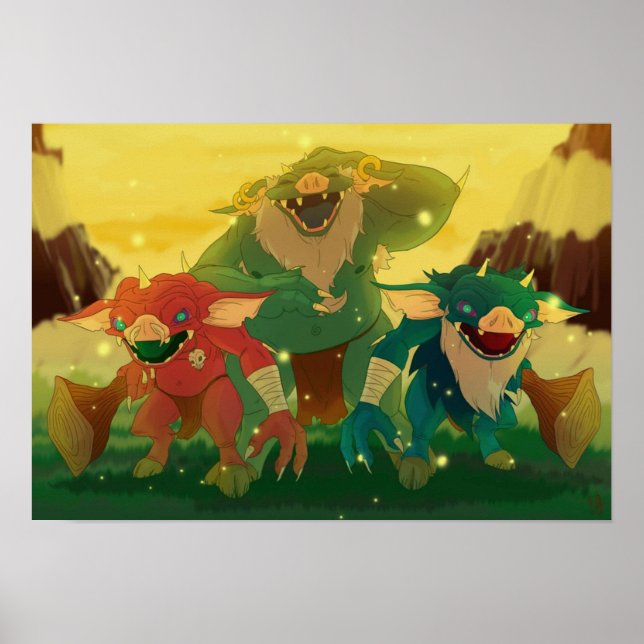 Bokoblin Trio Poster (Front)