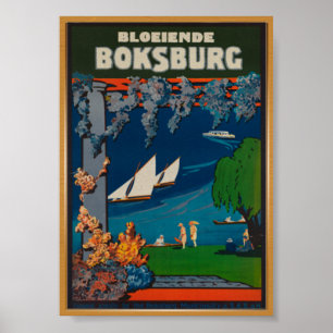 Boksburg South Africa Vintage Travel Poster